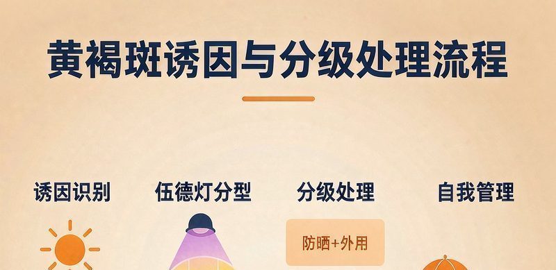 长沙接触性唇炎怎么处理？3个就医与日常要点的皮肤表现与分型特征示意图