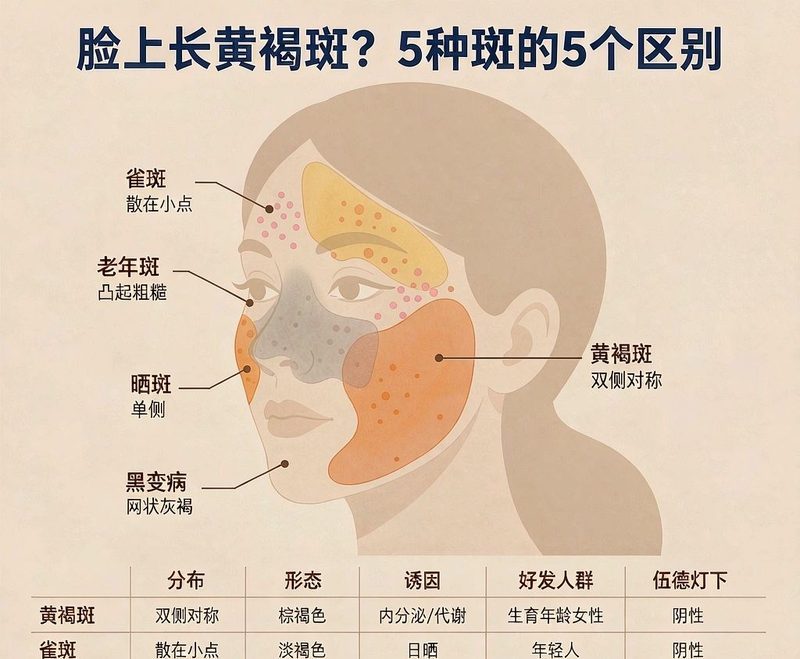 长沙咖啡斑怎么处理？3个就医与日常要点就医示意