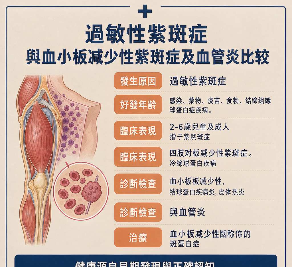 汗管瘤与扁平疣就诊前自我观察记录要点示意