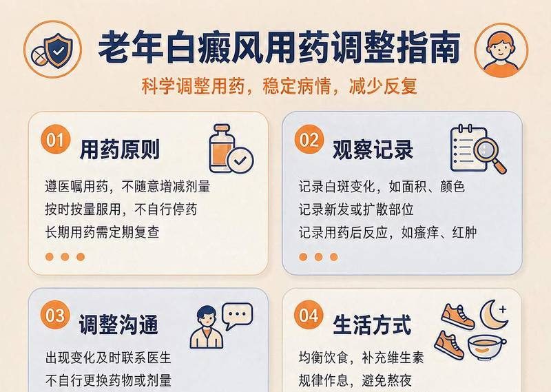 长沙颈项型白癜风怎么处理？3个就医与日常要点就医示意